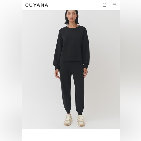 Terry Balloon Sleeve Sweatshirt and jogger - Picture 3 of 8